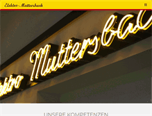 Tablet Screenshot of muttersbach.de